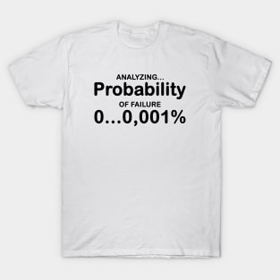 Analyzing peobability of failure... T-Shirt